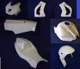 racing fairing GFKFront fender+tank cover Kawasaki ZX10R/16-20